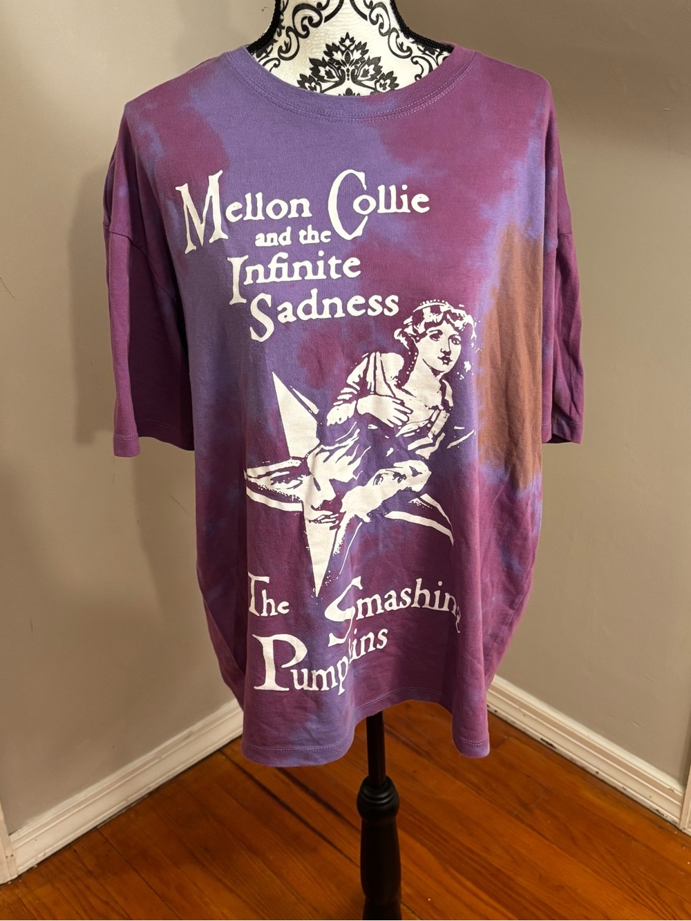 Smashing Pumpkins Band T Shirt Mellon Collie Infinite Sadness Purple Tie Dye M